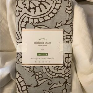 PotterBarn “Adelaide” organic cotton Euro Shams